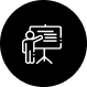 person with board icon